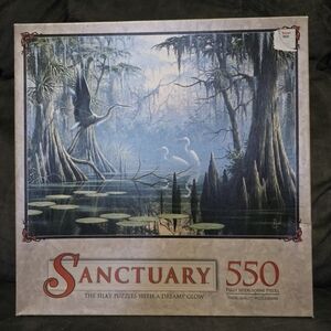 Sanctuary Puzzle 550 Pc 1998 MB ‘Sunday Morning’ Ben Essenburg NIB Made in USA